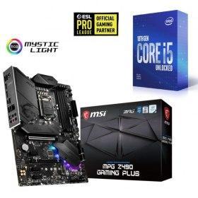 Solde : 297€ le Kit Evo PC -Intel i5-10400F + MSI MPG Z490 Gaming Plus