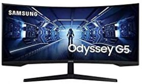 Amazon : 463,99€ l&#039;Ecran PC Samsung Odyssey G5 34 Ecran incurvé Ultra WQHD Black