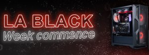 Black Week Grosbill : Jusqu&#039;a -300€ sur une sélection de PC Gamer