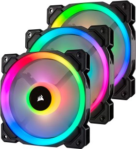 BlackFriday Amazon : -30% sur le Pack de 3 ventilateurs PC Corsair LL120 Dual Light Loop RGB