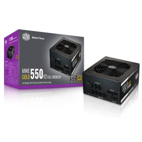 Alimentation PC modulaire Cooler Master MWE Gold 550W , 80 Plus GOLD à seulement 68,58€