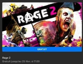 Rage 2 offert par l&#039;Epic Games Store