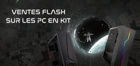 Vente flash sur une sélection de PC Gamer en kit chez Topachat