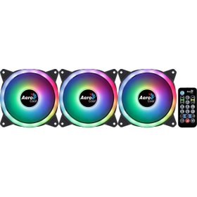 AEROCOOL Duo 12 Pro (Pack de 3) Ventilateur 120mm A RGB pour boitier (29€ au lieu de 45€)