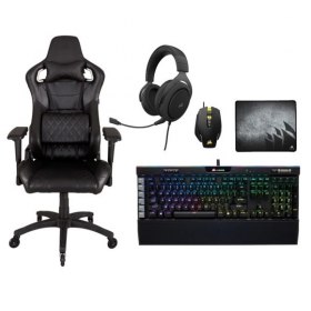 Ensemble gaming Corsair à 379€au lieu de 515€ (Fauteuil/Clavier/Casque/Souris/Tapis)