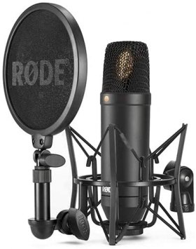 214€ le kit Rode NT1 (Microphone + support + Antenne antipop)