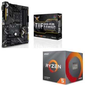 KIT EVO - Ryzen 5 3600 - Carte mère Asus TUF B450 Plus Gaming à 274.90€