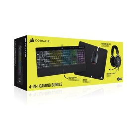 Le Pack Gaming 4 en 1 Corsair Clavier K55 RGB Pro, Souris Harpoon Pro, Casque HS50 Pro Stéréo Tapis de souris MM100 à 129.99€