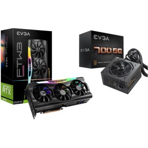 DROP - EVGA GeForce RTX 3070 FTW3 ULTRA LHR + Alimentation EVGA 700 BQ - 80+ Bronze OFFERTE