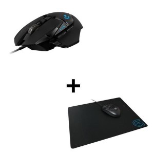 Pack : Souris Gamer Filaire G502 Hero + Tapis de Souris Gaming G240 à 44,99€