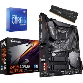 Kit Evo Core i5-10600K + GIGABYTE Z490 AORUS ELITE AC + 16 Go à 469,99€