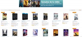 Amazon Semaine de la vidéo : Jusqu&#039;à -40% sur près de 10 000 DVD Blu-ray 4K et Séries TV