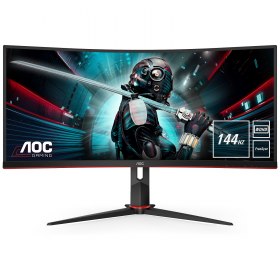 Amazon : 470€ au lieu de 600€ pour l&#039;écran gaming AOC CU34G2X/BK (incurvée 34p / UW QHD / 144HZ / 1Ms)