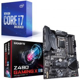 504€ le KIT EVOLUTION : INTEL  i7-10700K + Gigabyte Z490 GAMING X (-11%)