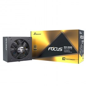 76,41€ l&#039;alimentation SEASONIC Focus GX 550 (semi-passive / 550W / Gold)