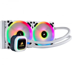 TopAchat : 139,99€ le Watercooling AIO Corsair H100i RGB White 240 mm (ODR)