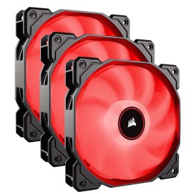 Amazon : 34,99€ (au lieu de 58€) pour le Pack de 3 Corsair Air Series AF120 Low Noise Red