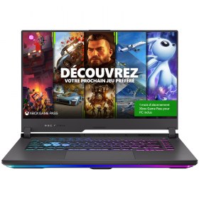 PC Portable Gaming 15.6&quot; Asus Strix G15  + Souris Asus ROG Strix + 6 mois Xbox Game Pass à 1499,99€(-20%)