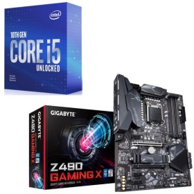 375€ le Kit évolution Processeur Intel Core i5 10600KF + Carte Mère Gigabyte Z490 Gaming X