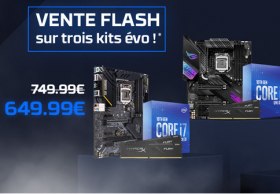 Vente Flash sur 3 Kit Evo chez TopAchat