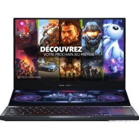 Le PC Portable Asus ROG Zephyrus Duo 15 GX550LWS-54T 15.6&quot; Intel Core i7 32 Go RAM 1 To SSD Gris à 1999,99€