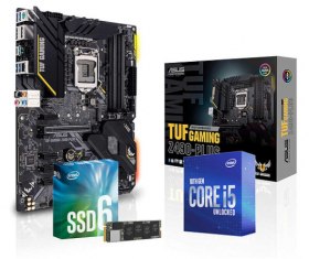 100€ de remise sur le KIT ( INTEL i5-10600K + ASUS TUF GAMING Z490-PLUS + SSD Intel 512 Go) soit 629€95