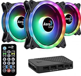 Amazon : 30,13€ les ventilateurs Aerocool Duo 12 Pro Pack de 3