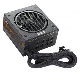 Alimentation EVGA 650 BQ, 80-BRONZE 650W, Semi Modular à 73,00€