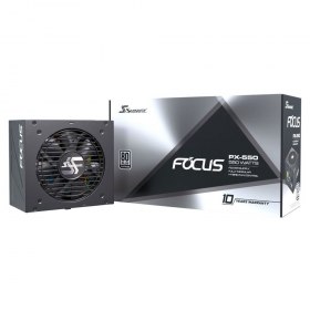 Bloc d&#039;alimentation PC  Seasonic - Focus PX 550 550W - 80 Plus Platinum à 79,90€ au lieu de 134,99€