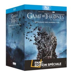 Fnac : Intégrale des 8 saisons de Game Of Thrones en Blu-ray à 60 euros