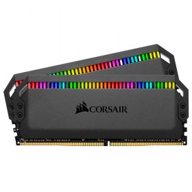 114€ la Corsair Dominator Platinum RGB 16 Go (2 x 8 Go) DDR4 3200 MHz CL16 Black