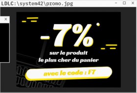 -7 % sur le produit le plus cher de votre panier chez LDLC