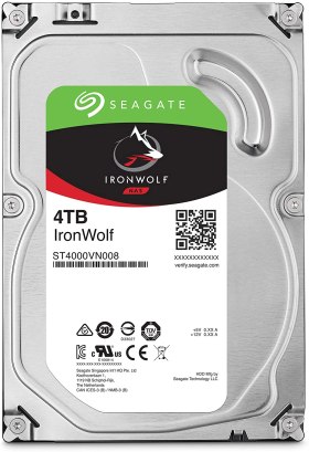 Le disque dur Seagate IronWolf 4 To à 89.99€