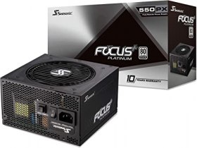 Alimentation SEASONIC Focus PX 550 550W - (80 Plus Platinum) à 99€