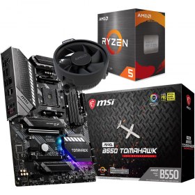 Le Kit évo Ryzen 5 5600X + MSI MAG B550 Tomahawk à 439,99€