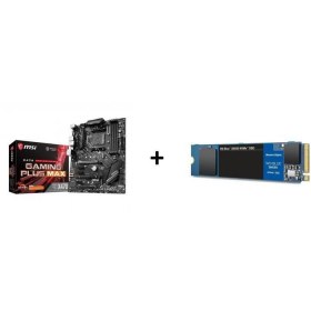 119,99€ le Pack Carte Mère MSI X470 Gaming Plus Max + Disque SSD M.2 WD SN550 500Go