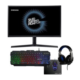 SAMSUNG - 23,5&quot; LED LC24RG50FQU + Pack Complet Combo Argon The G-Lab à 176,69€