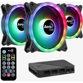 Ventilateur 120mm A-RGB pour boitier AEROCOOL Duo 12 Pro (Pack de 3) à 29,90€