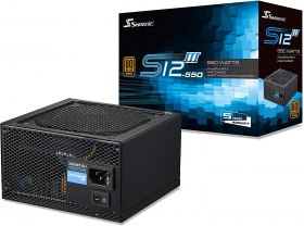 Alimentation PC non modulaire Seasonic S12III 550 - 550W, 80+ Bronze à 44,90€