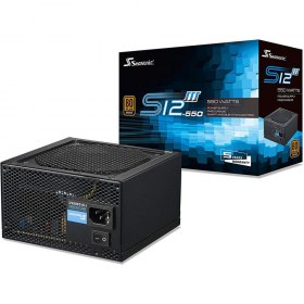 L&#039;alimentation Seasonic S12iii 550W 80+ Bronze à 44.90€