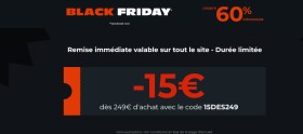 Cdiscount : 15€ de remise dès 249€ d&#039;achat - Quantité limité